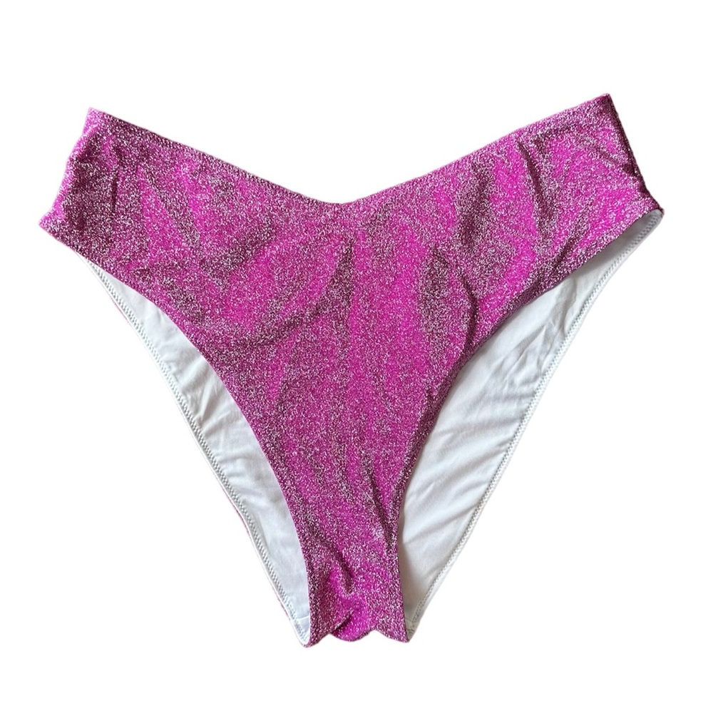 Victoria’s Secret PINK Glitter Swim Bottoms NWOT